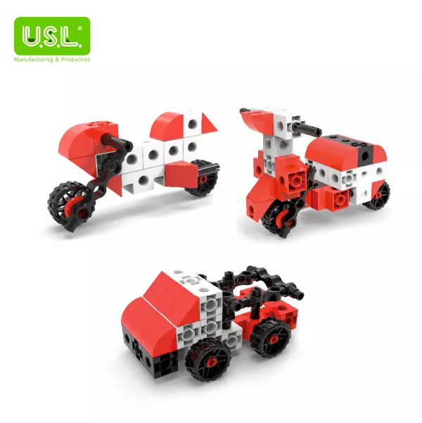Educational Building Blocks for Road Vehicles Fun and Interactive Toys