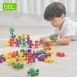 Animal Builders Interlocking Educational Toys Building Blocks for Kids