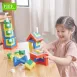 Geometric Stacking Cubes Educational Puzzles and Connector Blocks for Kids