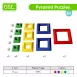 Diamond Shape Geometric Stacking Blocks Pyramid Construction Toys for Kids Educational Puzzles Toys