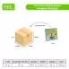 Diamond Shape Geometric Stacking Blocks Pyramid Construction Toys for Kids Educational Puzzles Toys