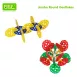 Round Snowflake Interlocking Building Blocks Educational Toys