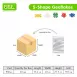 Muilti-Shaped Snowflake Interlocking Building Blocks Educational Toys