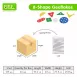 Muilti-Shaped Snowflake Interlocking Building Blocks Educational Toys