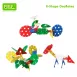 Muilti-Shaped Snowflake Interlocking Building Blocks Educational Toys