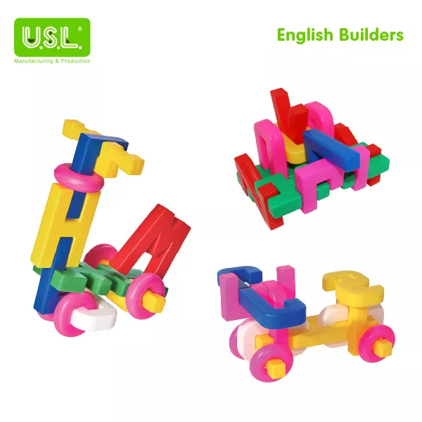 Interlocking Building Blocks for Kids (numbers and alphabets)