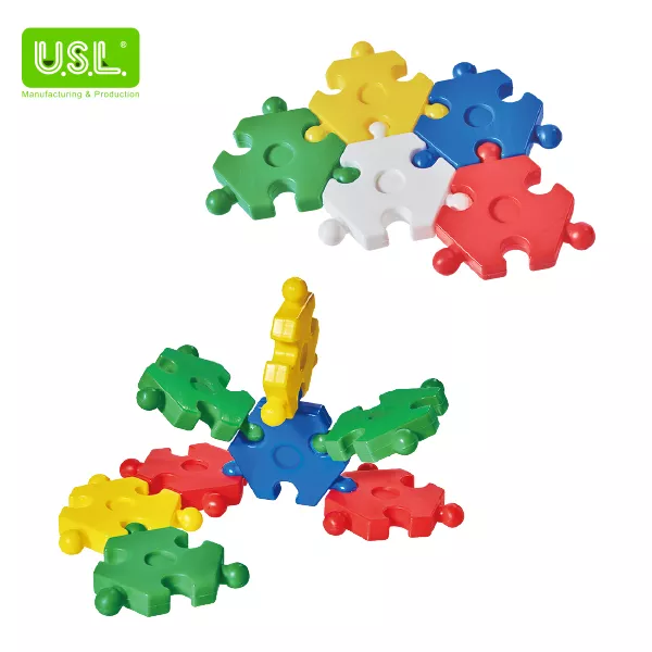Triangle Shaped Interlocking Building Blocks Educational Toys for Kids
