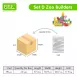 Animal Shaped Interlocking Building Blocks Educational Toys for Creative Play (zoo theme)
