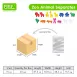 Animal Shaped Interlocking Building Blocks Educational Toys for Creative Play (zoo theme)