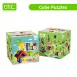 Geometric Stacking Cubes Educational Puzzles and Connector Blocks for Kids