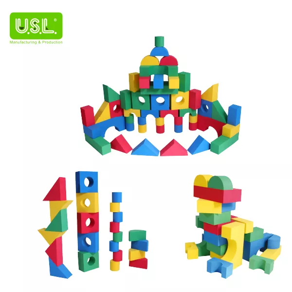 Medium Early Learning EVA Foam Stacking Blocks for Toddlers Soft Building Educational Toys