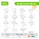 Small Soft EVA Foam Stacking Blocks for Toddlers Early Learning Educational Toys