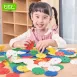 Round Snowflake Interlocking Building Blocks Educational Toys