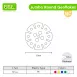 Round Snowflake Interlocking Building Blocks Educational Toys