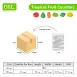 Tropical Fruit Counters Educational Sorting and Counting Toys