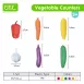 Vegetable Counters Educational Sorting and Counting Toys