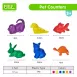Pet Counters Construction Vehicle Counters Educational Sorting and Counting Toys