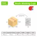Colorful Brush Washing Cups Art Supplies