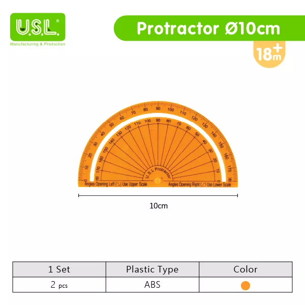 Translucent Multi-purpose Accurate Protractor for Measurement Essential Tool for light tables_ for Precision 