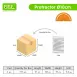 Translucent Multi-purpose Accurate Protractor for Measurement Essential Tool for light tables_ for Precision 