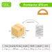 Translucent Multi-purpose Accurate Protractor for Measurement Essential Tool for light tables_ for Precision 
