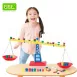 Children's Math Balance Toys with WEIGHTS and BEADS Demonstrating Simple Calculations