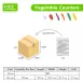 Vegetable Counters Educational Sorting and Counting Toys