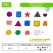 Educational Toys SMALL Multi-Shaped Craft Buttons for Lacing Activity