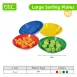 Colorful Sorting Plates Educational Toys for Enhancing Kids' Cognitive Developemnt and Hand-Eye Coordination
