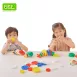 LARGE Colorful Lacing Buttons of Various Sizes with Different Number of Holes for Counting Skills