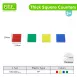 Colorful THICK Square Tiles - Counting Sorting and Stacking Math Toys