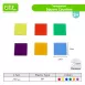 Colorful Square Tiles - Counting Sorting and Stacking Math Toys