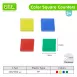 Colorful Square Tiles - Counting Sorting and Stacking Math Toys