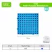 Interlocking Boards for Math Coordinate System Creativity Play Wall