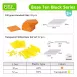 Base Ten Math Toy Set with Thousand Blocks Hundred Flats Ten Rods Unit Cubes