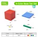 Base Ten Math Toy Set with Thousand Blocks Hundred Flats Ten Rods Unit Cubes