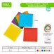 Plastic Pegboards with Rubber Bands for Geometry Learning Math Toys for Kids (COLOR/RAINBOW))
