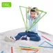 Colorful Flexible EXTENDABLE Construction Plastic Sticks with Snapping Connection Points Educational Geometry Teaching Math Toys (WITH PROTRACTORS)