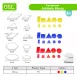 TRANSPARENT Attribute Blocks for Learning Counting Sorting Geometry Colors Relative Size Concept Math Toys Math Puzzles