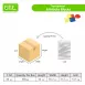 TRANSPARENT Attribute Blocks for Learning Counting Sorting Geometry Colors Relative Size Concept Math Toys Math Puzzles
