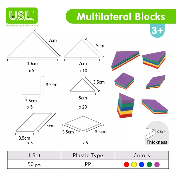 Multilateral Blocks for Learning Counting Sorting Geometry Colors Relative Size Concept Math Toys Math Puzzles