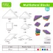Multilateral Blocks for Learning Counting Sorting Geometry Colors Relative Size Concept Math Toys Math Puzzles