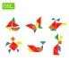 TRANSPARENT Tangrams Interactive Math Toys Math Puzzles