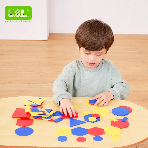 Relational Attribute Blocks (Shape Puzzles)