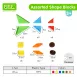 Assorted Shape Blocks Shape Puzzles Math Toys