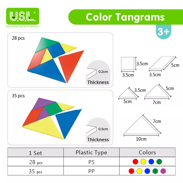 Tangrams Interactive Math Toys Math Puzzles