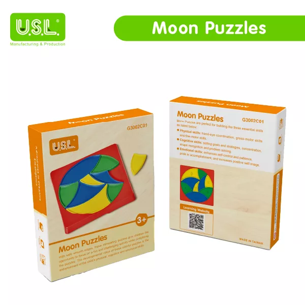 Moon Puzzles Shape Puzzles for All Age Groups Fun and Educational Brain Teasers Board Games