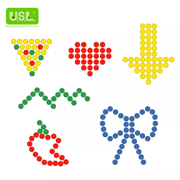 Translucent Colorful Round Chips Coins Counters for light tables_ Counting and Sorting Math Toys