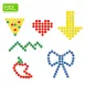 Translucent Colorful Round Chips Coins Counters for light tables_ Counting and Sorting Math Toys