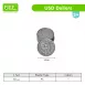 USD Play Money COIN Set for Board Games and Pretend Play